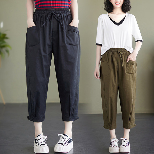 เสื้อลินินคนอ้วน เสื้อทีเชิ้ตคนอ้วนผู้หญิง เสื้อทีเชิ้ตตัวใหญ่ By Literary Plus size