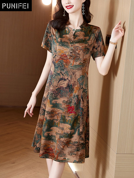 เดรสวัยผู้ใหญ่40-60ปี เดรสคุณแม่ ชุดเดรสทำงานวัยผู้ใหญ่ แบรนด์ MAMA DRESS