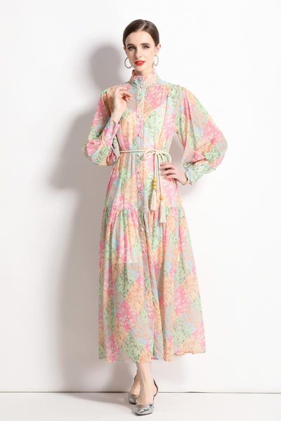 ชุดเดรสยาวสวยๆ ชุดเดรสยาวใส่สบาย ใส่ทำงาน