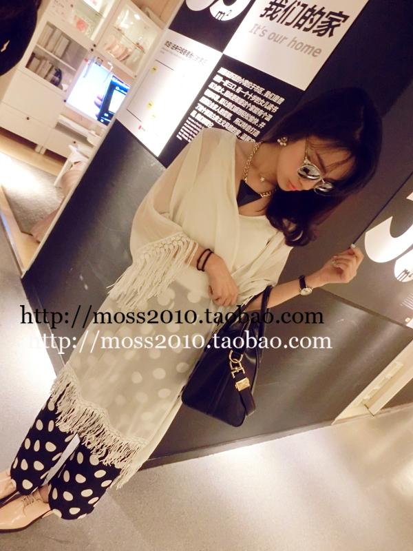 เสื้อคลุมชีฟองสีขาว แต่งงานถักช่วงปลายแขนและปลายชุด หวานๆ งานดีเลยจ้า white