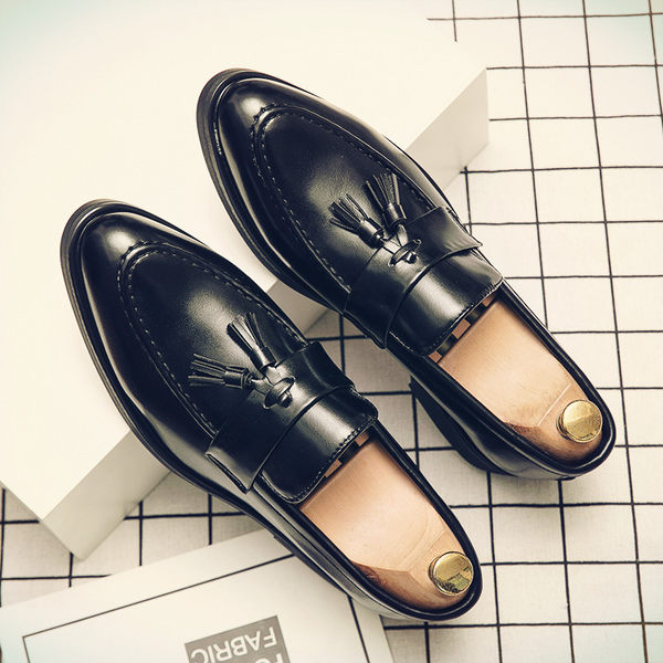 รองเท้าหนังผู้ชาย มีไซส์39-44 รองเท้าโลฟเฟอร์ชาย Slip-On Shoes