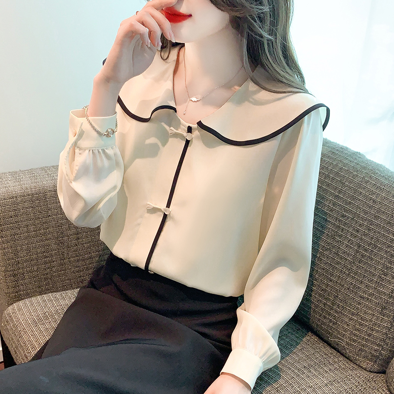 เสื้อเชิ้ตผู้หญิงแขนยาว เสื้อเชิ้ตผู้หญิงใส่ทํางาน 390 บาทต่อชิ้น ฟรีค่าจัดส่ง