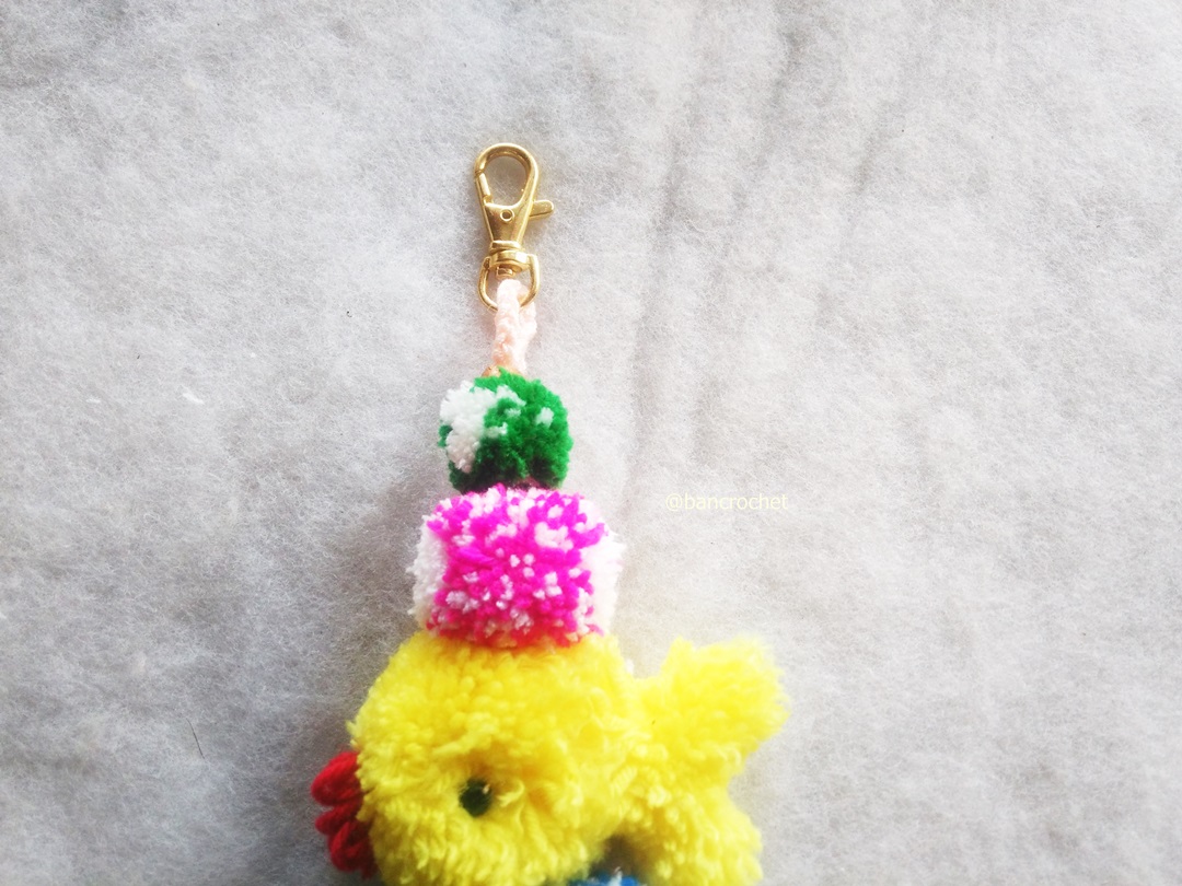 Bancrochet พวงกญแจพู่แขวนกระเป๋า Tassel keychains หลากสี 7 นิ้ว (inch)