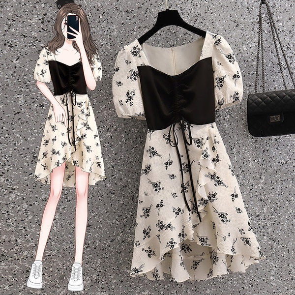เดรสคนอ้วน เดรสสาวอวบ ชุดเดรสคนอ้วนวัยรุ่น BY PLUS SIZE Girl