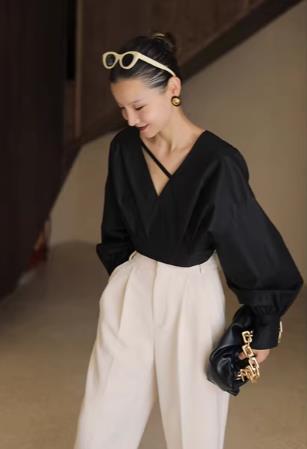 เสื้อสีดำสุภาพ เรียบหรู ดูดี เหมาะกับทุกโอกาส | เสื้อผู้หญิงสุภาพ