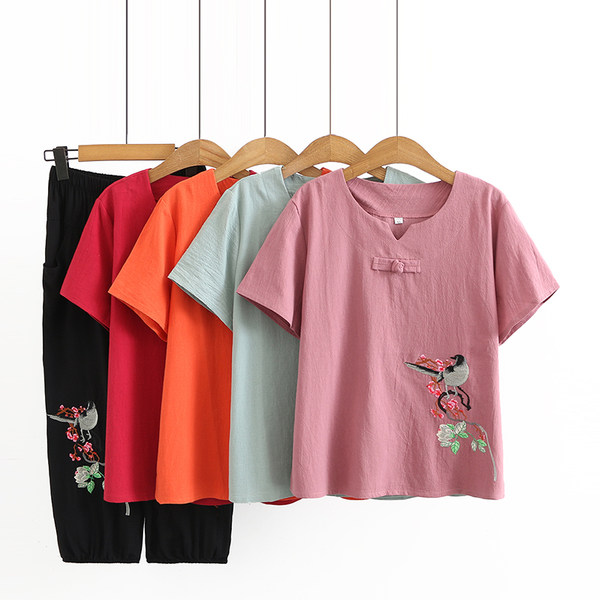 เสื้อลินินสไตล์ผู้ใหญ่ เสื้อคุณแม่ เสื้อผู้ใหญ่ แบรนด์ LININ