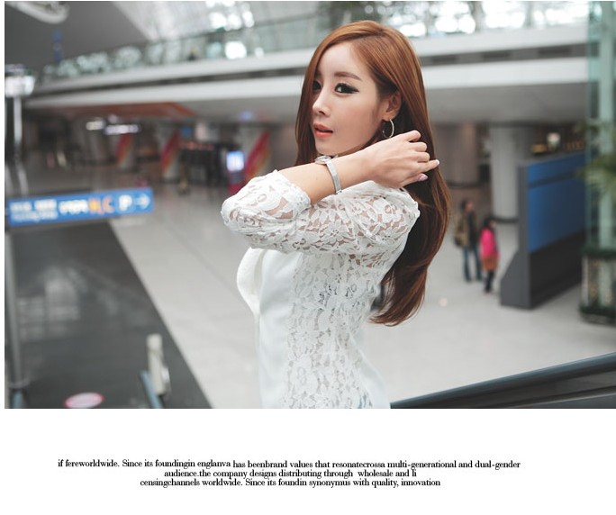 เสื้อสูท แต่งลูกไม้ พร้อมส่ง สีขาว ผ้าไม่หนา ใส่คลุมสบาย white