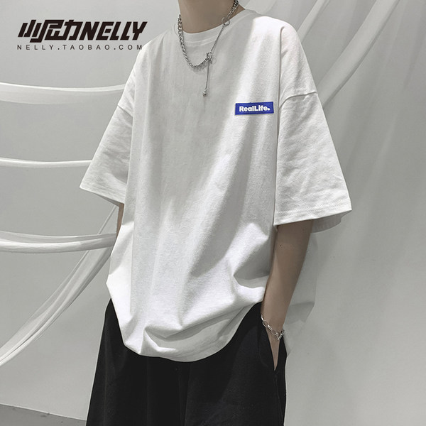 เสื้อยืดคอกลม ผู้ชาย เสื้อยืดผู้ชายเกาหลี เสื้อยืดเกาหลี แบรนด์ NELLY