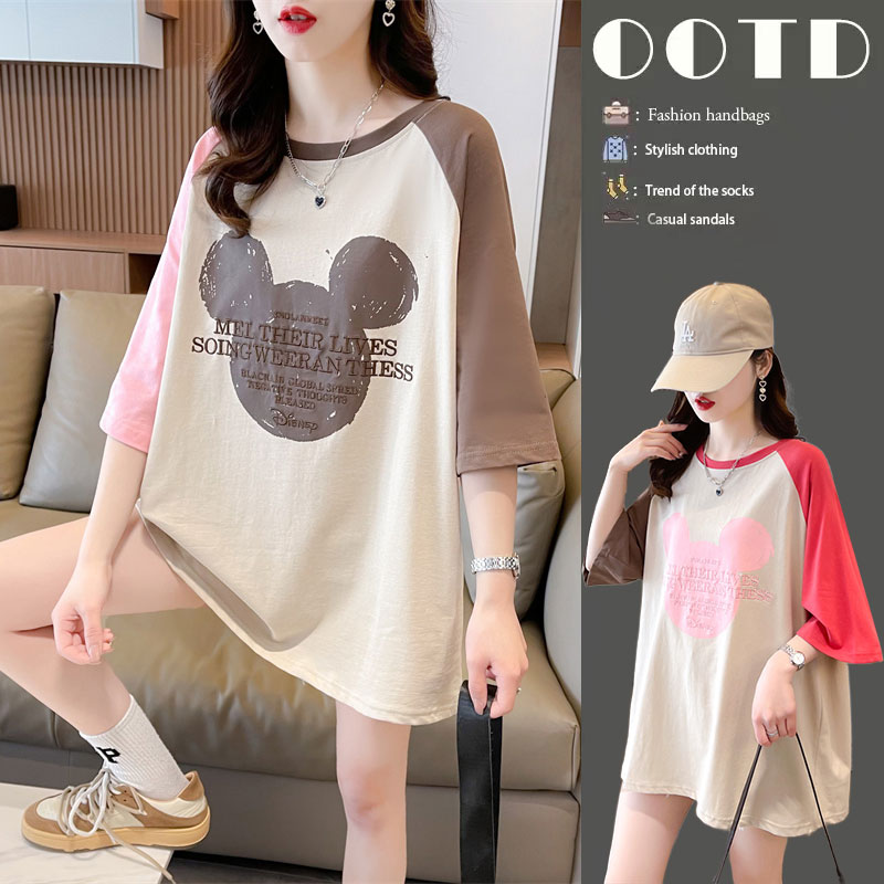 เสื้อยืดคนอ้วนแบบโอเวอร์ไซส์แบบ ulzzang fashion สนใจทักแชท