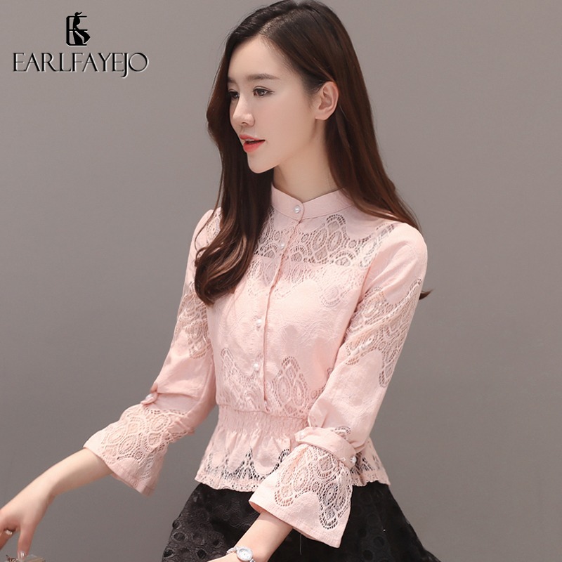 เสื้อลูกไม้แขนยาว