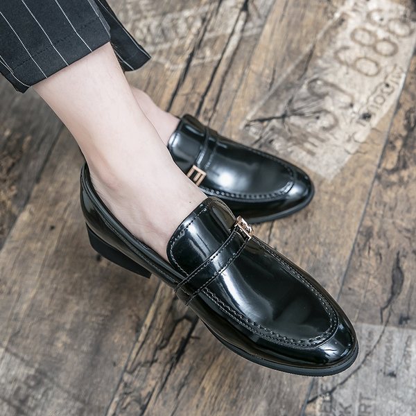 รองเท้าหนังผู้ชาย มีไซส์39-44 รองเท้าโลฟเฟอร์ชาย Slip-On Shoes