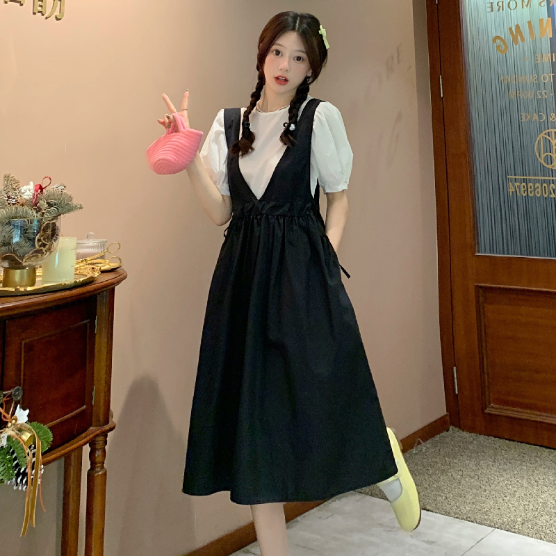 เดรสวัยรุ่น-เดรสคนอ้วนวัยรุ่น L-4XL(อก38-46 นิ้ว)