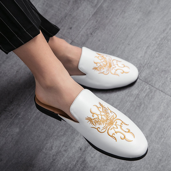 รองเท้าโลฟเฟอร์ชาย รองเท้าผู้ชาย รองเท้าแฟชั่นชาย รองเท้าหนังผู้ชาย Men Loafer Slip-On Shoes
