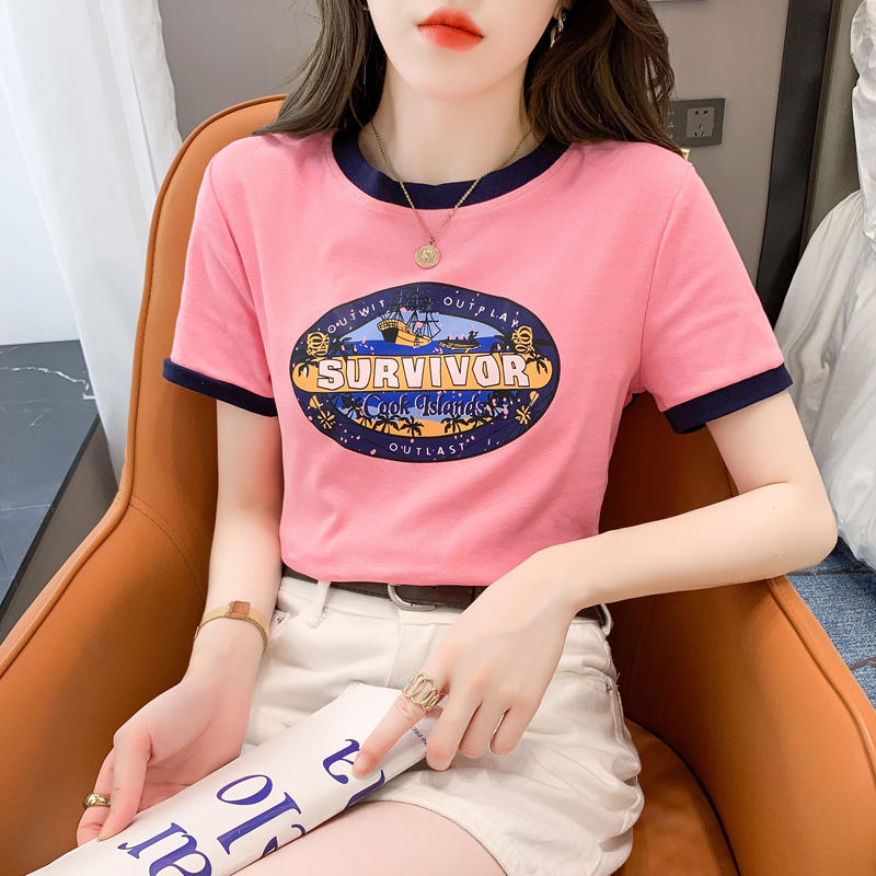 เสื้อยืดวัยรุ่นน่ารักๆ เสื้อวัยรุ่นแขนสั้น เสื้อผ้าวัยรุ่นเกาหลี แบรนด์ Wiyike