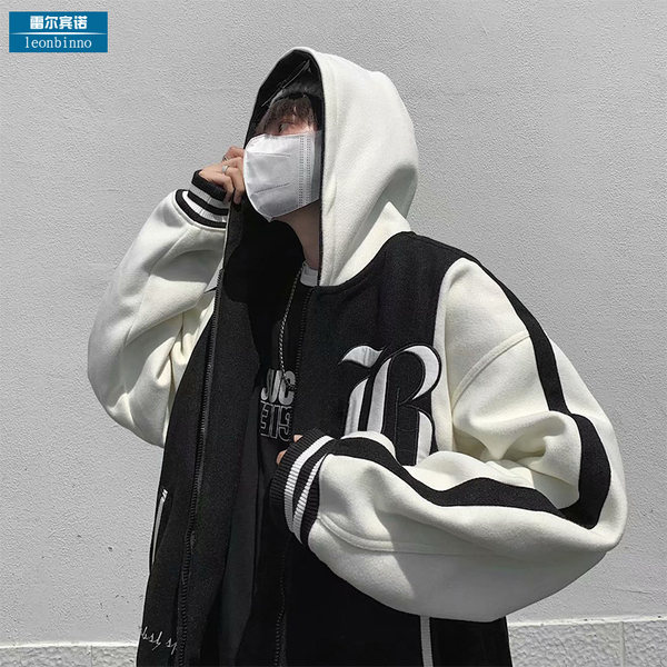 เสื้อแจ็คเก็ตเบสบอล เสื้อคลุม เสื้อแขนยาวสไตล์เกาหลี