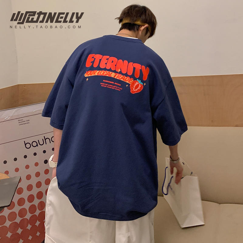 เสื้อยืดคอกลม ผู้ชาย เสื้อยืดผู้ชายเกาหลี เสื้อยืดเกาหลี แบรนด์ NELLY