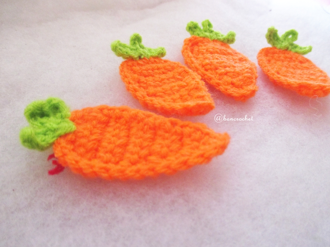 แครอทถักโครเชต์ carrots fruit crochet