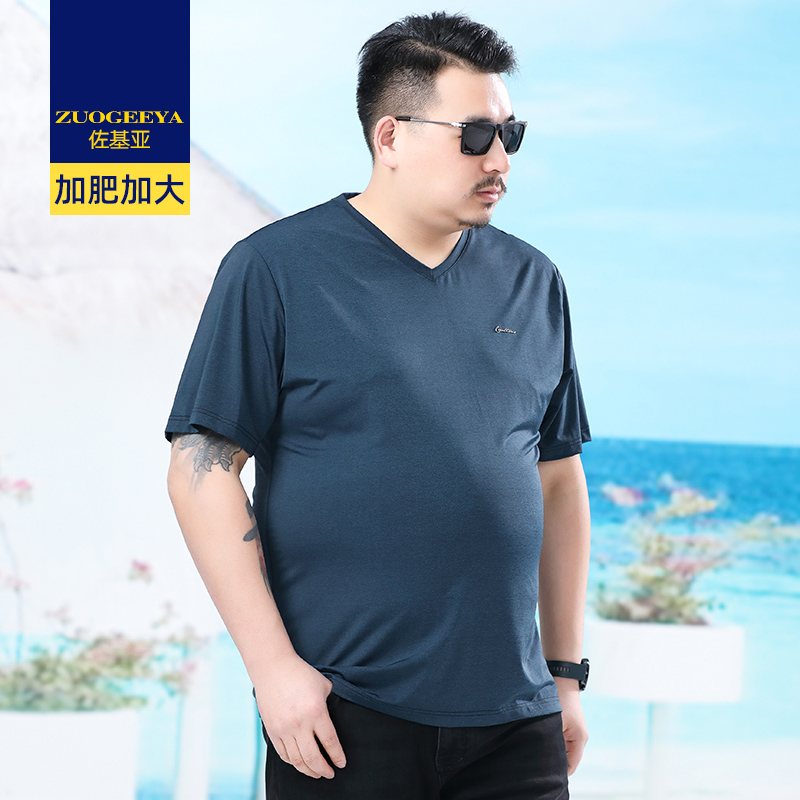 เสื้อยืดผู้ชายอ้วน XL-8XL น้ำหนักผู้สวม 60-150 กิโลกรัม