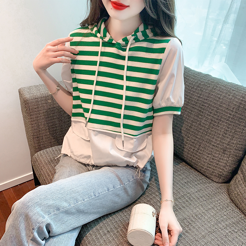 เสื้อผ้าวัยรุ่นเกาหลี เสื้อยืดวัยรุ่นผู้หญิง มีขนาด S M L XL