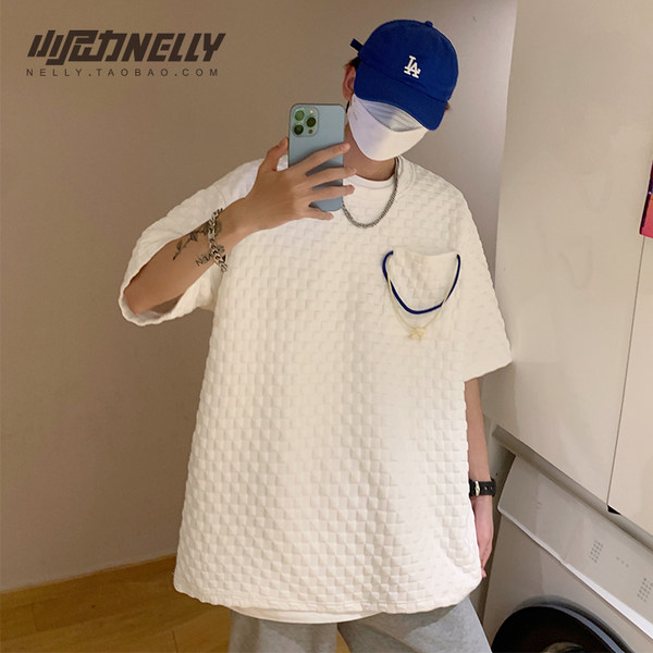 เสื้อยืดคอกลม ผู้ชาย เสื้อยืดผู้ชายเกาหลี เสื้อยืดเกาหลี แบรนด์ NELLY