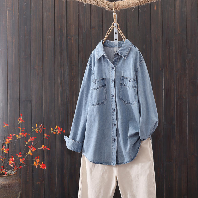 แบบเสื้อสวยๆ เสื้อผ้าฝ้ายลินิน เสื้อเชิ้ตผ้าลินิน