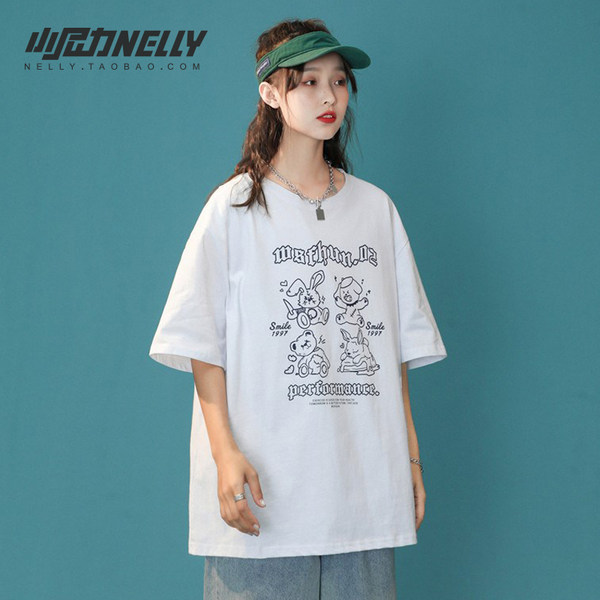 เสื้อยืดคอกลม ผู้ชาย เสื้อยืดผู้ชายเกาหลี เสื้อยืดเกาหลี แบรนด์ NELLY
