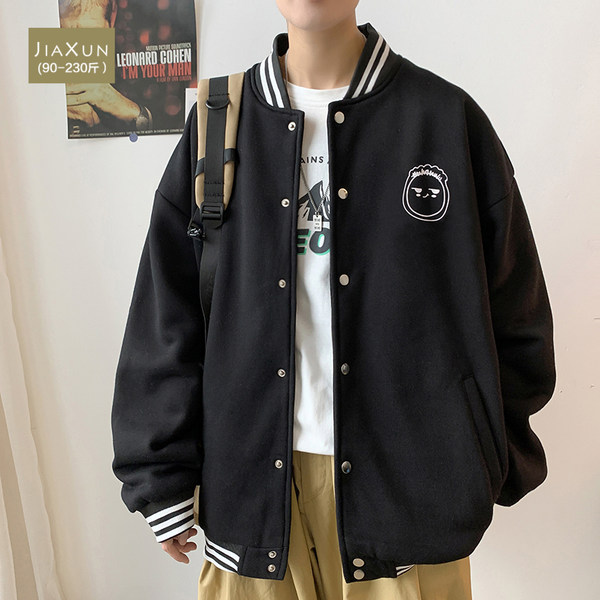 เสื้อแจ็คเก็ตเบสบอล เสื้อคลุม เสื้อแขนยาวสไตล์เกาหลี