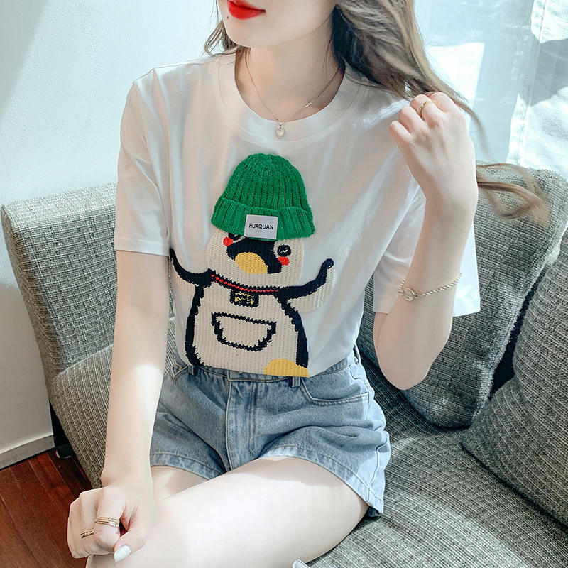 เสื้อยืดวัยรุ่นน่ารักๆ เสื้อวัยรุ่นแขนสั้น เสื้อผ้าวัยรุ่นเกาหลี แบรนด์ Wiyike