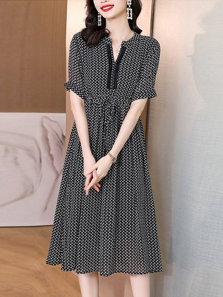 เดรสวัยผู้ใหญ่40-60ปี เดรสคุณแม่ ชุดเดรสทำงานวัยผู้ใหญ่ แบรนด์ MAMA DRESS