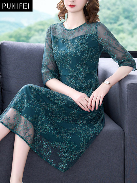 เดรสวัยผู้ใหญ่40-60ปี เดรสคุณแม่ ชุดเดรสทำงานวัยผู้ใหญ่ แบรนด์ MAMA DRESS