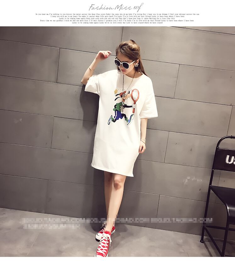 Dress4006 ชุดเดรสโอเวอร์ไซส์ทรงปล่อยใส่สบาย ผ้าคอตตอนสีพื้นเนื้อดีหนานุ่มสวยเกรดพรีเมียม หน้าอกสกรีนลายคมชัด ผ้าสวยเกินราคาเนื้อดีนุ่มใส่สบายยืดขยายได้เยอะ