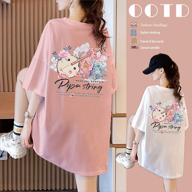 เสื้อยืดคนอ้วนแบบโอเวอร์ไซส์แบบ ulzzang fashion สนใจทักแชท