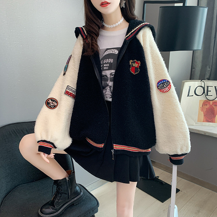 แจ็กเก็ตวัยรุ่น เสื้อคลุมแจ็คเก็ตผู้หญิง เสื้อแจ็คเก็ตกันหนาว