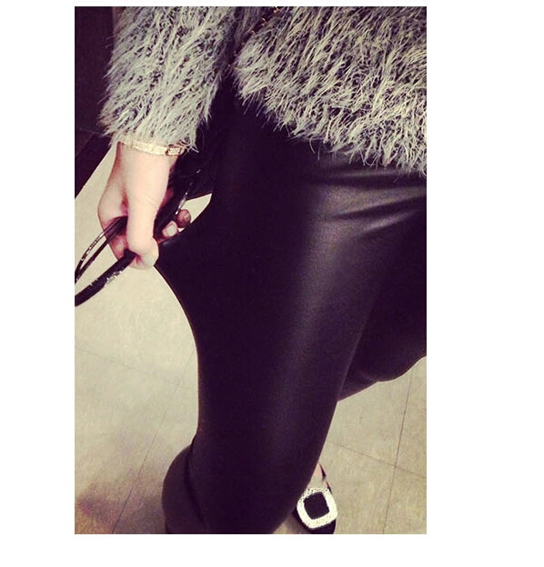 Legging เลกกิ้ง หนังเนื้อดี พร้อมส่ง เนื้อนิ่มและยืดได้เยอะ black