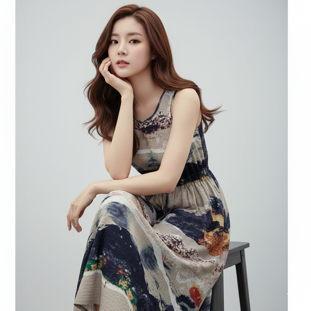 ðĻ Dress4393 Maxi Dress āļāđāļēāļāđāļēāļĒāļĨāļēāļĒāļ āļēāļāļ§āļēāļ āļāļĢāđāļāļĄāđāļāļ·āļāļāļĢāļđāļāđāļāļ§ āļāļĢāļąāļāđāļāđāļāļēāļĄāļŠāļąāļāļŠāđāļ§āļ āļŠāļ§āļĄāđāļŠāđāđāļĨāđāļ§āļāļđāđāļāļĢāļĩāļĒāļ§āļĨāļāļāļąāļ§