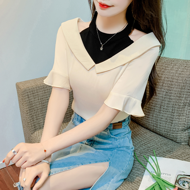 เสื้อผ้าวัยรุ่นเกาหลี เสื้อยืดวัยรุ่นผู้หญิง มีขนาด S M L XL