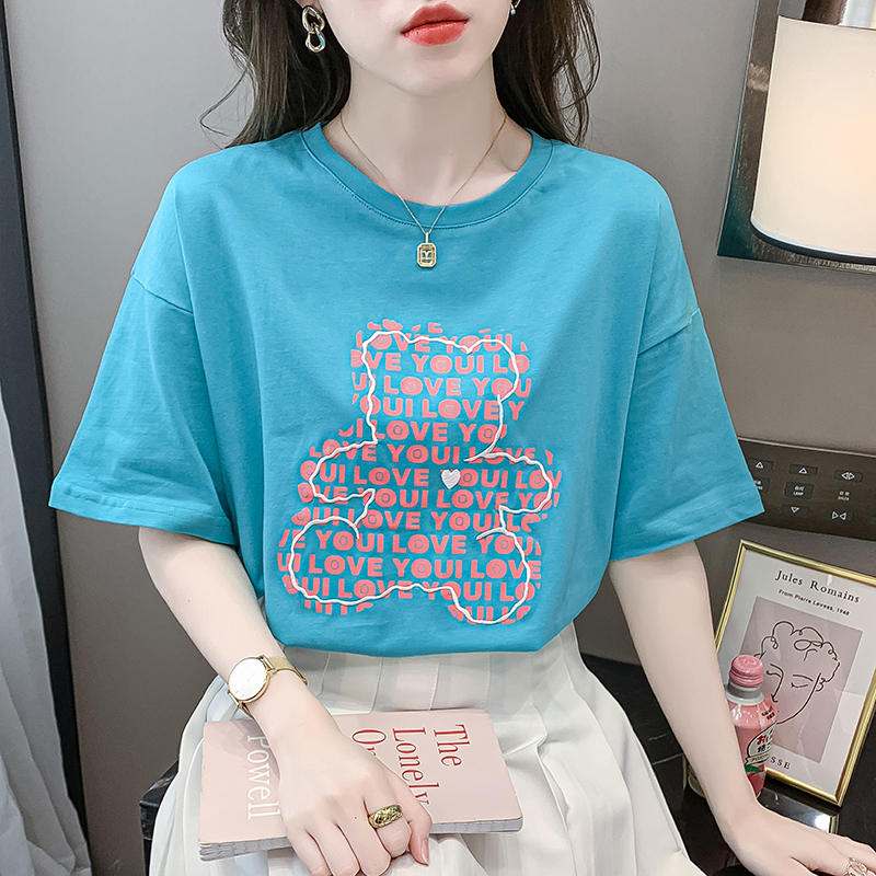 เสื้อยืดวัยรุ่นน่ารักๆ เสื้อวัยรุ่นแขนสั้น เสื้อผ้าวัยรุ่นเกาหลี แบรนด์ Wiyike