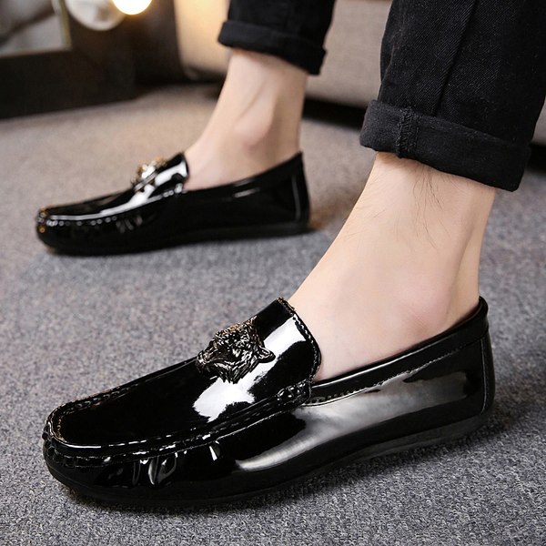 รองเท้าหนังผู้ชาย มีไซส์39-44 รองเท้าโลฟเฟอร์ชาย Slip-On Shoes