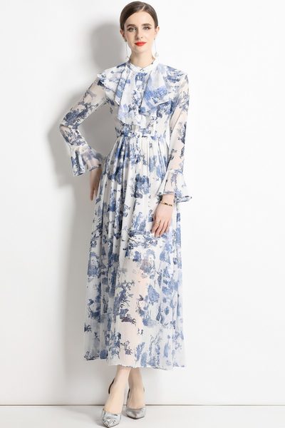 ชุดเดรสยาวสวยๆ ชุดเดรสยาวใส่สบาย ใส่ทำงาน