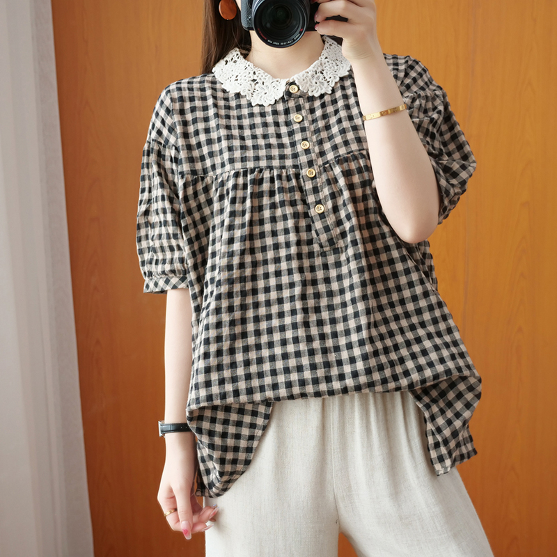 เสื้อลินิน เสื้อผ้าฝ้ายลินิน เสื้อเชิ้ตผ้าลินิน BY Zimo