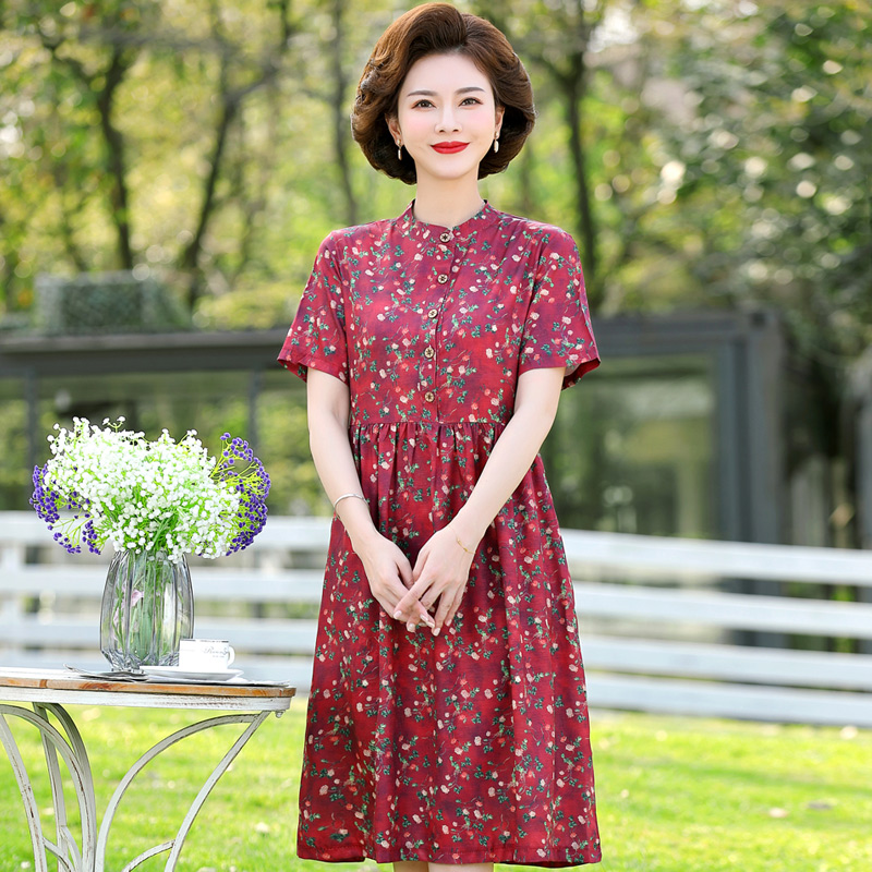 เดรสวัยผู้ใหญ่40-60ปี เดรสคุณแม่ ชุดเดรสทำงานวัยผู้ใหญ่ แบรนด์ MAMA DRESS