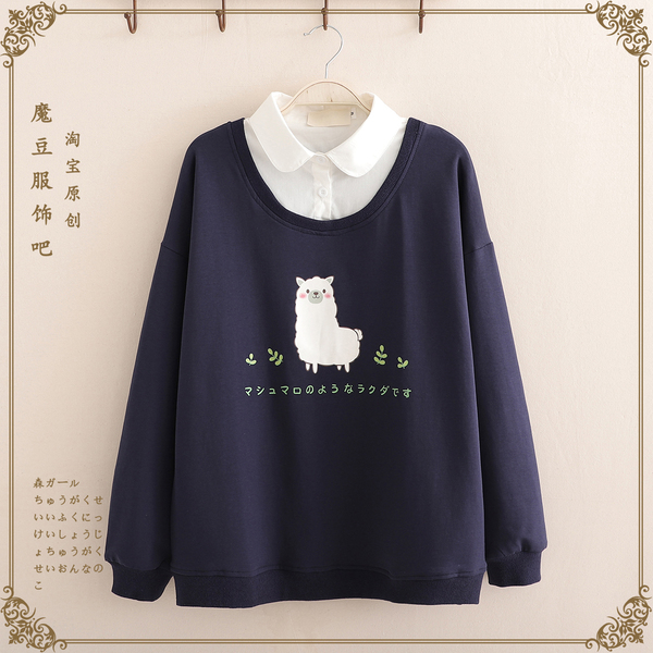 เสื้อผ้าเด็กวัยรุ่น ประมาณ12-17ปี เสื้อสไตล์ญี่ปุ่น Mori Girl สไตล์สดใสน่ารักคิกขุ Mori Girl