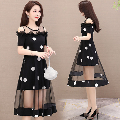 เดรสคนอ้วน เดรสชีฟองคนอ้วน By White Sugar Plus Size
