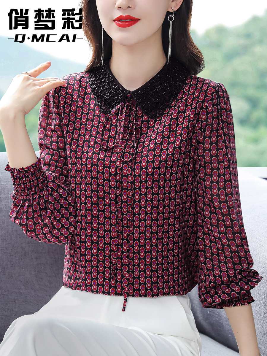 เสื้อเชิ้ต เสื้อเชิ้ตชีฟอง ลายสวยๆฟรีค่าส่ง