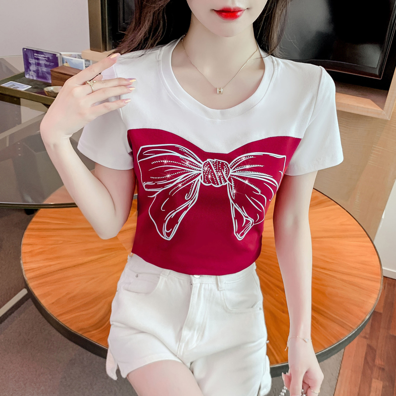 เสื้อผ้าวัยรุ่นเกาหลี เสื้อยืดวัยรุ่นผู้หญิง มีขนาด S M L XL