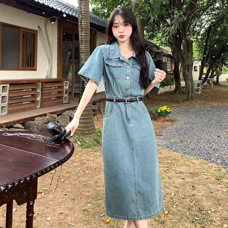 เดรสแขนสั้น มีไซส์ L-4XLอก 38-47 นิ้ว ใส่ได้ทั้งสาวหุ่นดีน่ารักจนถึงสาวอวบพลัสไซส์ จัดส่งฟรี! ทักแชทสั่งซื้อ