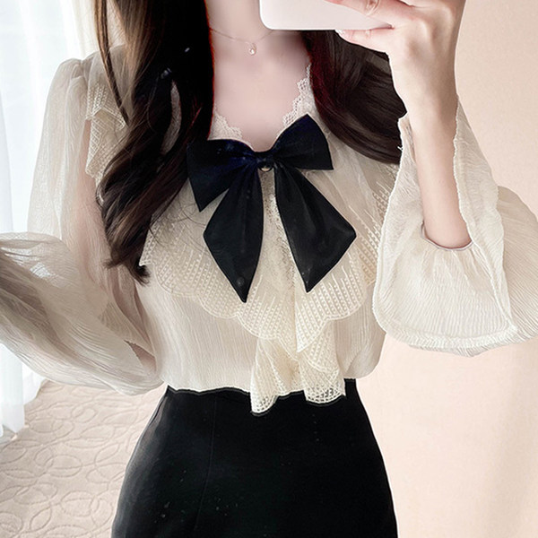เสื้อชีฟองเกาหลี เสื้อชีฟองสวยๆ