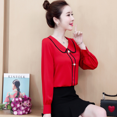 เสื้อเชิ้ตลายลูกไม้ ลายผ้าชีฟอง อัพเดทเทนด์ใหม่ล่าสุด ปี2020