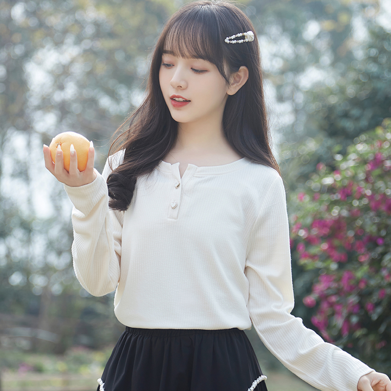 เสื้อผ้าวัยรุ่นเกาหลี เสื้อยืดวัยรุ่นผู้หญิง มีขนาด S M L XL