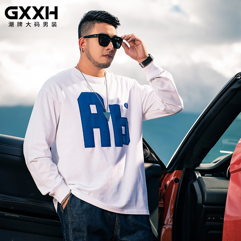 เสื้อยืดผู้ชายอ้วน S-5XL(อกเสื้อ39-51นิ้ว)